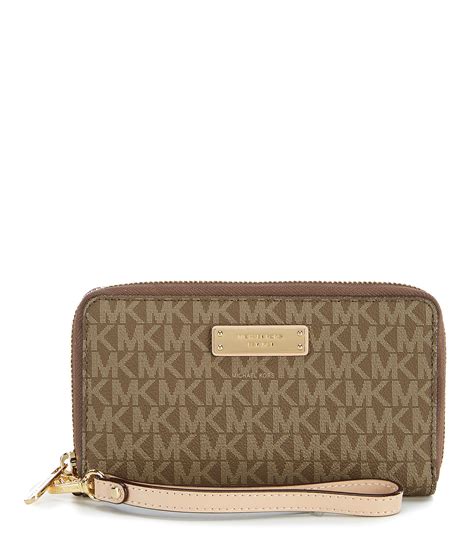 dillards michael kors wallet|michael kors women's large wallet.